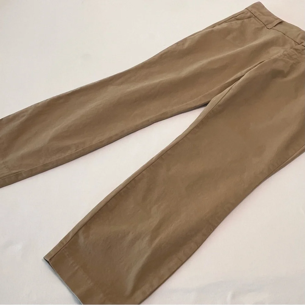 J.Crew Woman’s Andie Classic Khaki Chino Cotton Stretch Casual Pants size 12 NEW